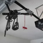 broken chain on garage door opener